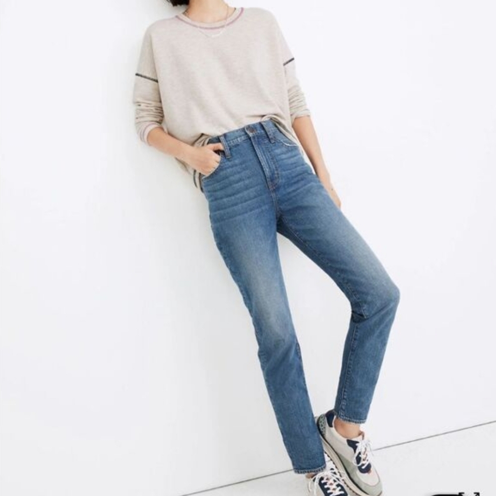 Madewell perfect vintage jeans medium wash